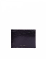Ugo Cacciatori Black Leather Pocket Wallet 169599
